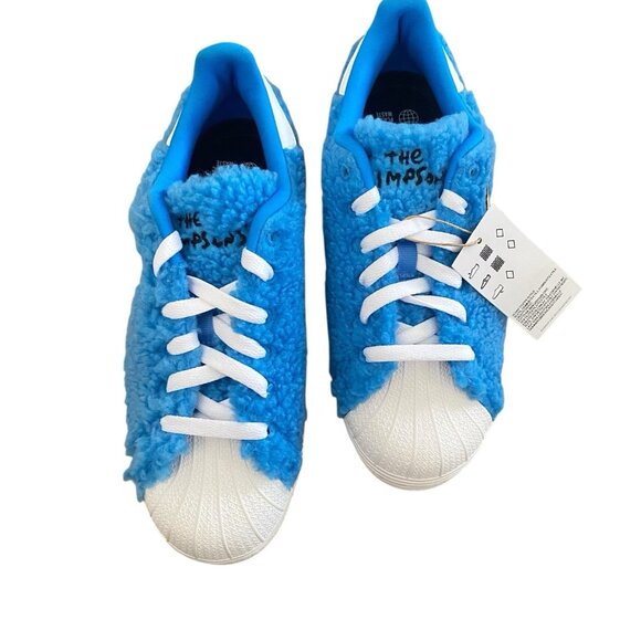 Adidas The Simpsons Marge Superstar Shoes Kids GZ1774 New With Tags Size 4 - Picture 1 of 5